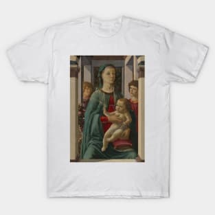 Virgin and Child with Two Angels by Francesco Botticini T-Shirt